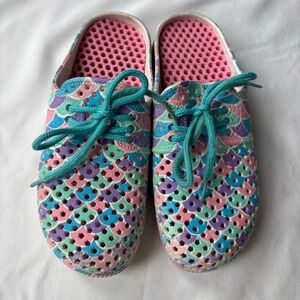 Cromer Girls Beach Pool Colorful Lace-Up Slip-On Shoes
